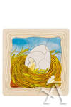 Puzzle 4 capas 44 piezas gallina