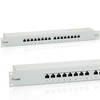 Patch Panel 16 Puertos Categoria 6 Apantallado Color Gris Cl