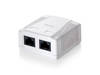 Roseta De Superficie Categoria 5E 2 Hembras Rj45