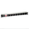 Regleta Alimentacion Aluminio Rack 19 1U 8 Tomas Con Interr