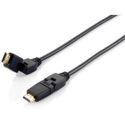 EQUIP CABLE HDMI V1.4 CABEZALES ARTICULADOS 5M NEGRO 119365