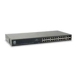 Switch Semigestionable Level One Gep-2651 26P 24Xgb Poe 2Xgb