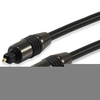 EQUIP CABLE DE AUDIO FIBRA OPTICA TOSLINK 1.80M NEGRO 147921
