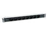 333313 Unidad De Distribución De Energía (Pdu) 1U Negro, Pla