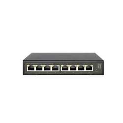 Switch Semigestionable Level One Hilbert 8P Poe 10/100/1000