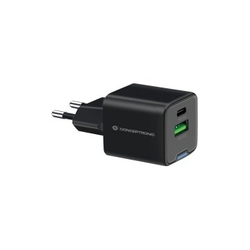 Cargador De Pared Conceptronic Usb-C X1 Usb-Ax1 Quickcharge