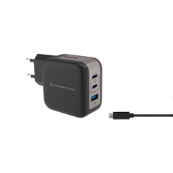 Cargador De Pared Conceptronic Usb-C X2 Usb-Ax1 Quickcharge