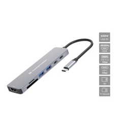 Docking Usb-C 7-In-1 Conceptronic Donn28G 1Xhdmi 4K 2Xusb-A