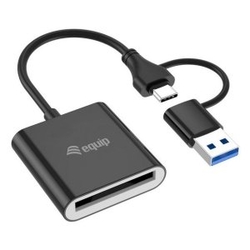 Card Reader Externo Equip Usb 3.2 Doble Conexion Usb-A & Usb