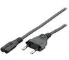 EQUIPÂáCABLE ALIMENTACION - CONECTOR IEC C7 A 2 PIN EURO -