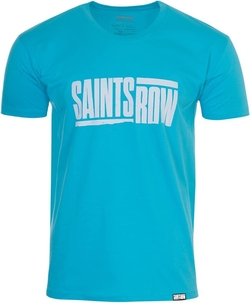 Saints Row T-Shirt Logo Blue L