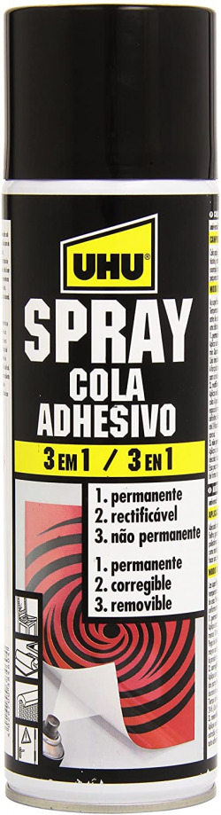 FRASCO COLA ADESIVO SPRAY 3 EN 1 400ML UHU