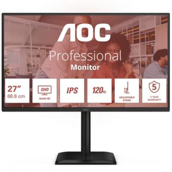 Aoc Q27E4U Monitor 27 2K 120Hz Hdmi Usb Dp Ips Aa