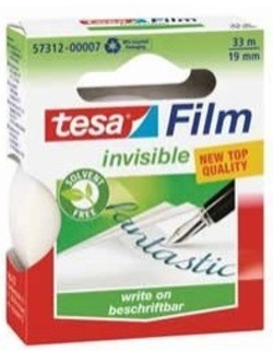 JOGO 10 ROLOS TESAFILM INVISIBLE 33MX19MM EN MARCHETA