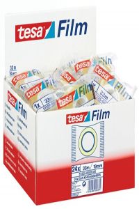 C/24 ROLOS TESAFILM STANDARD 33MX19MM BOLSITA TESA