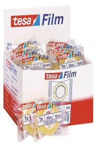 C/30 ROTLLOS TESAFILM STANDARD 33MX15MM BOLSITA TESA