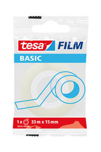 C/30 ROLOS BASIC FILM TRANSPARENTE 33MX15MM BOLSITA TESA