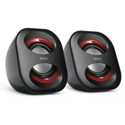 Altavoces 2.0 Hama Sonic Mobil 183 Jack 3.5Mm Alimentado Por