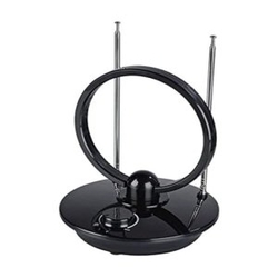 Antena Tdt Interior Hama 179826 Dvb-T2 Activa Color Negro