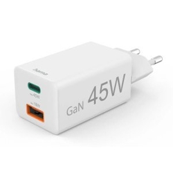 Cargador De Pared Hama 45W 1Xusb-C Pd 1Xusb-A Minicargador C