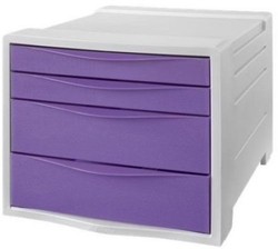 Modulo 4 compartimentos colour breeze lavanda 360x600x165mm