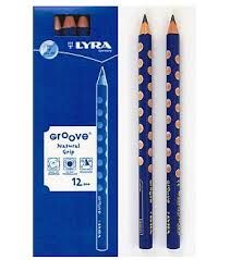 C/12 LAPIS DE GRAFITO LYRA GROOVE JUMBO B MINA 10MM