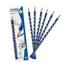 BOX OF 12 GRAPHITE PENCILS LYRA GROOVE SLIM HB TRIANGULAR