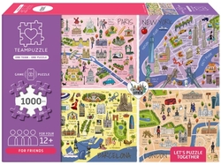 CITYTRIPS TEAMPUZZLE FOR FRIENDS 250-250-250-250 PIECES