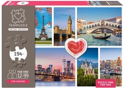 CIUDADES TEAMPUZZLE PARA ADULTOS DUPLO 64+130 PZS