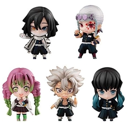 Pack 5 Figuras Tanjiro And The Hashiras Mascot Demon Slayer