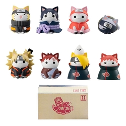 Set 8 Figuras Megahouse Naruto Shippuden Nyaruto! Battle Vs