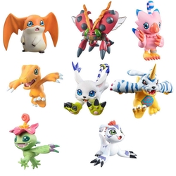 Pack 8 Figuras Adventure Digicolle Mix Digimon Con Regalo 5C
