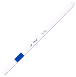C/10 MARCADOR UNI EMOTT PONTA FINA 0,4MM COR AZUL Nº33