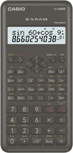 CALCULADORA CIENTIFICA FX82MS2 CASIO 240 FUNCIONS 2 LINEAS