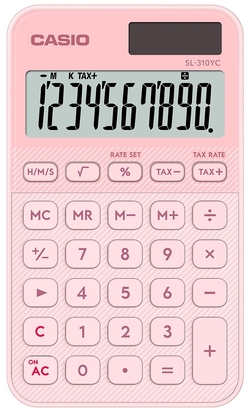 Calculadora bolsillo sl-310yc-lp color rosa