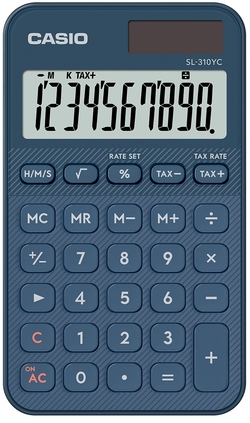 CALCULADORA BOLSILLO SL-310YC-NY COR AZUL OSCURO