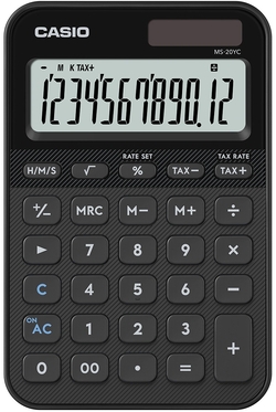 CALCULATRICE SOBREMESA MS-20YC-BK COULEUR NOIR