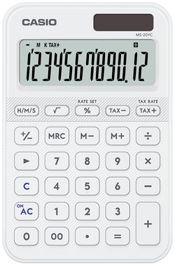 CALCULATRICE SOBREMESA MS-20YC-WE COULEUR BLANC
