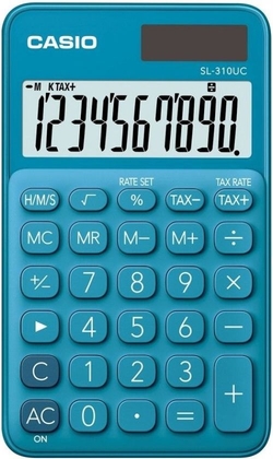 CALCULADORA BOLSILLO SL-310UC COR AZUL