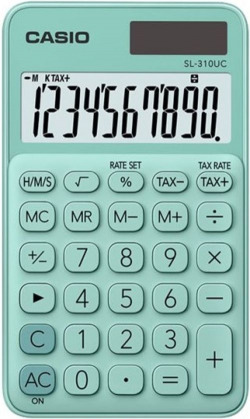 POCKET CALCULATOR SL-310UC COLOR GREEN