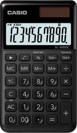 CALCULATRICE POCHE SL-1000SC COULEUR NOIR