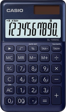 CALCULATRICE POCHE SL-1000SC COULEUR BLEU MARIN