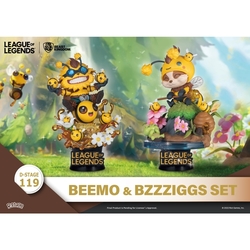 Set De 2 Figuras Beast Kingdom Dstage League Of Legends Beem