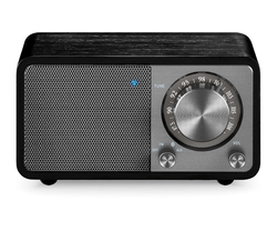 Sangean Wr-7 Plus Roble De Medianoche / Radio Con Mueble De