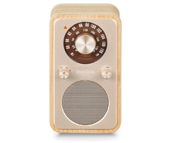 Sangean Wr-9 Fresno Blanco / Radio Analógica De Madera Con A