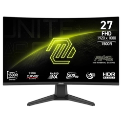 Msi Mag276Cf E20 Monitor 27 Fhd 200Hz 0.5Ms Curv