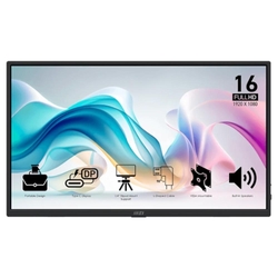Msi Mp165 E6 Monitor15.6Ips Fhd Portátil Usbc Mm