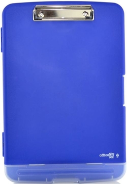 DOSSIER PORTE-DOCUMENTS A4+ AVEC PINZA BLEU 360X240X30 MM