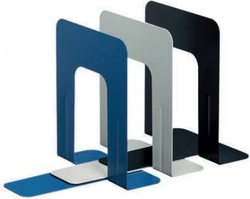 PACK/2 METAL BOOK SUPPORT NON-SLIP BASE 17.8X15CM