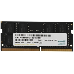 Memoria Ram Apacer Es.16G21.Psh 16Gb/ Ddr4/ 3200Mhz/ 1.2V/ C